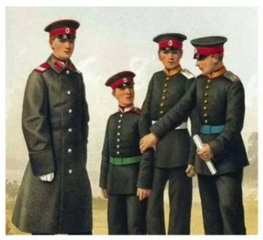 Кадеты кадетского корпуса Российской империи