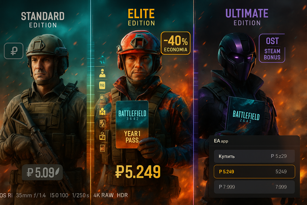 Battlefield 2042 — сравнение 3 изданий: Standard, Elite, Ultimate