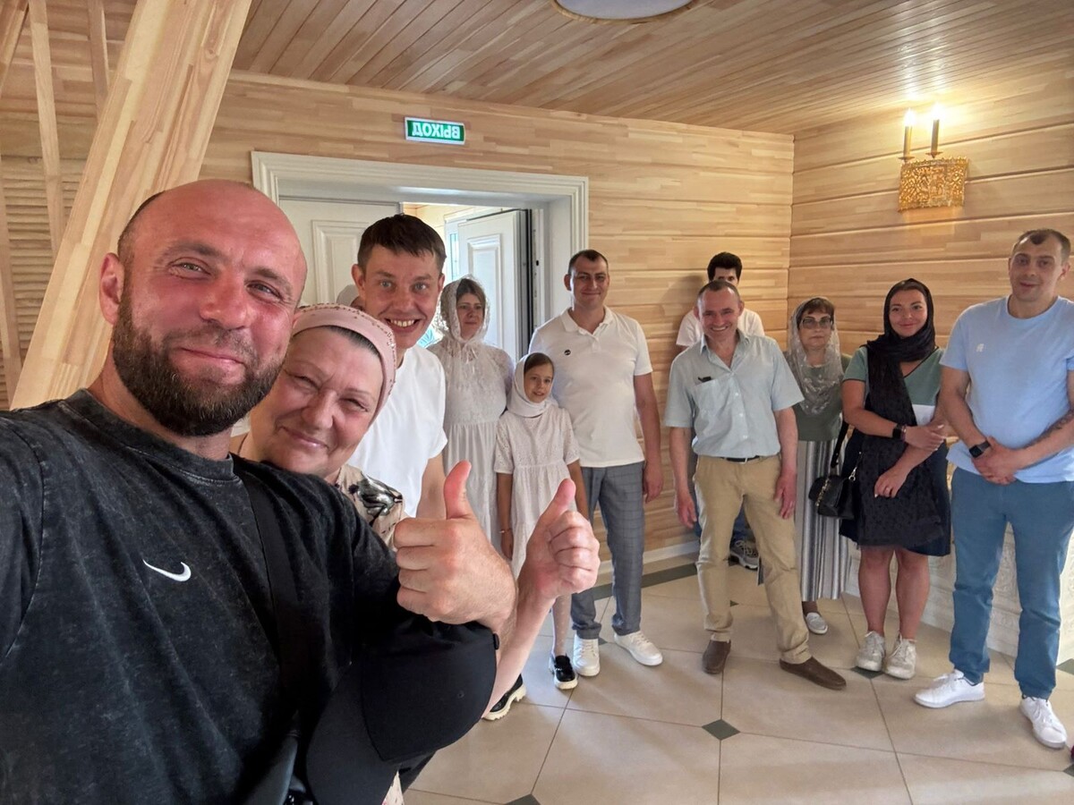 Таинство венчания выпускника РЦ им. Алены Рыдалевской Алексея и Натальи 