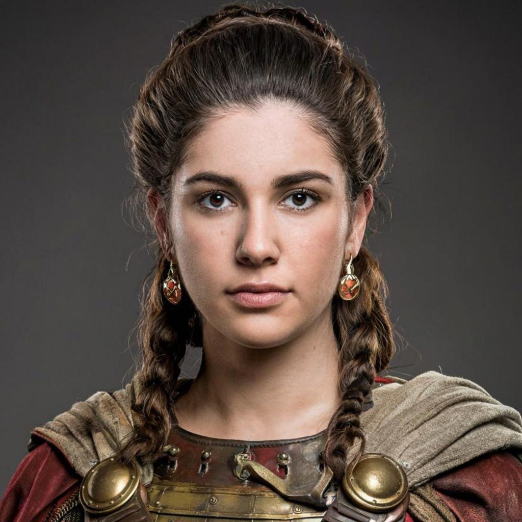 Амага, царица сарматов. Портрет создан GigaChat