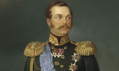     Ботман Егор Иванович «Портрет Александра II» (фрагмент), 1856 г., общественное достояние