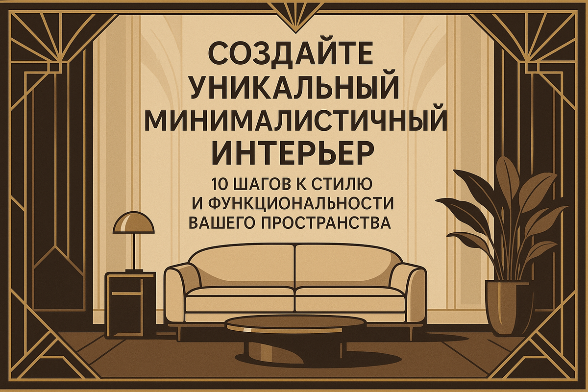    Минимализм в интерьере: пошаговое руководство по созданию стильного пространства Арт Деко