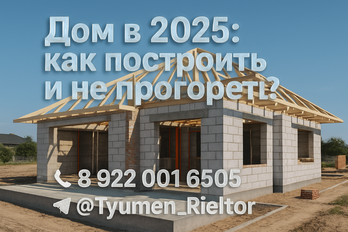    Дом в 2025: как построить и не прогореть? Святослав Шакин