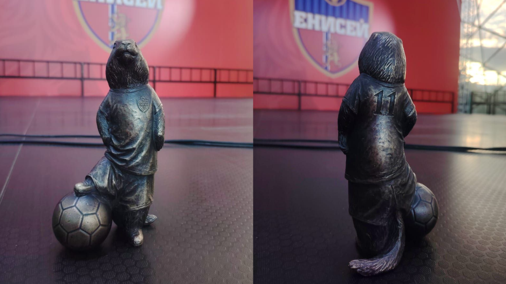     Бронзовый суслик-футболист скоро появится в Красноярске