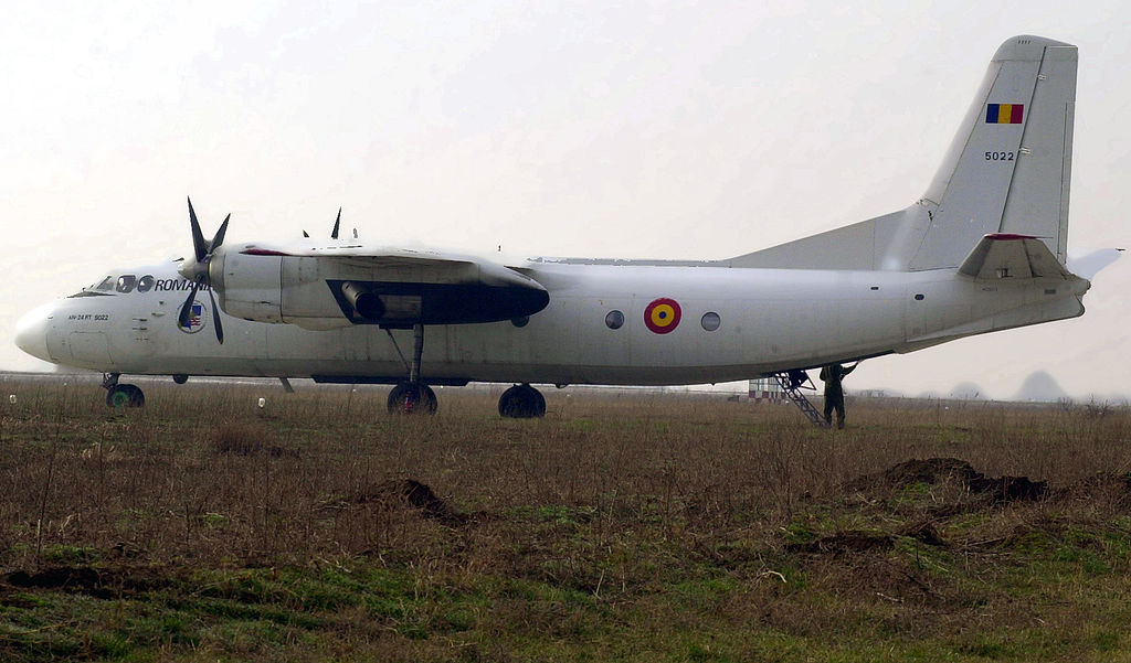 Военная модификация Ан-24 румынских ВВС