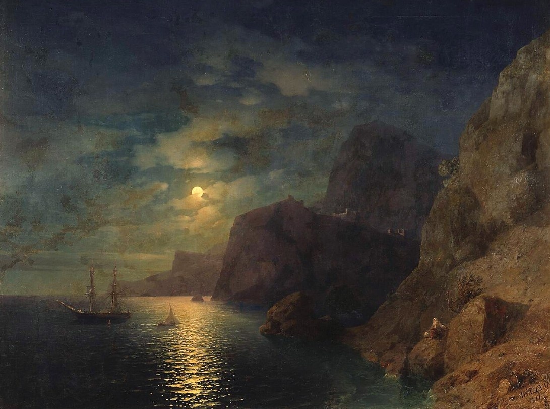 И.К.Айвазовский. «Море ночью». Репродукция взята из свободных источников на просторах интернета