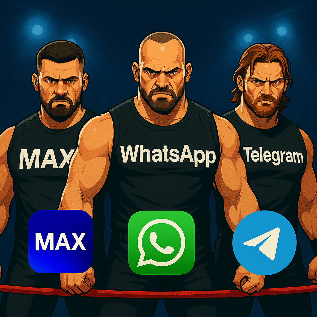 MAX vs Telegram vs WhatsApp на ринге: кто победит в цифровой битве?