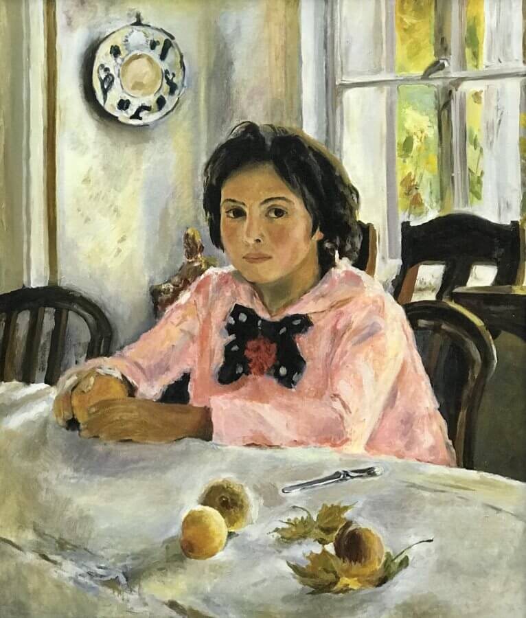 В. Серов "Девочка с персиками"