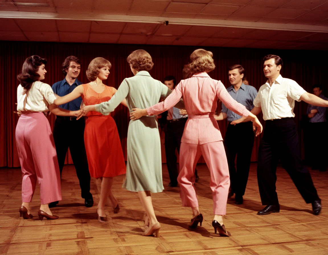 Стилизованные танцы 70-х годов