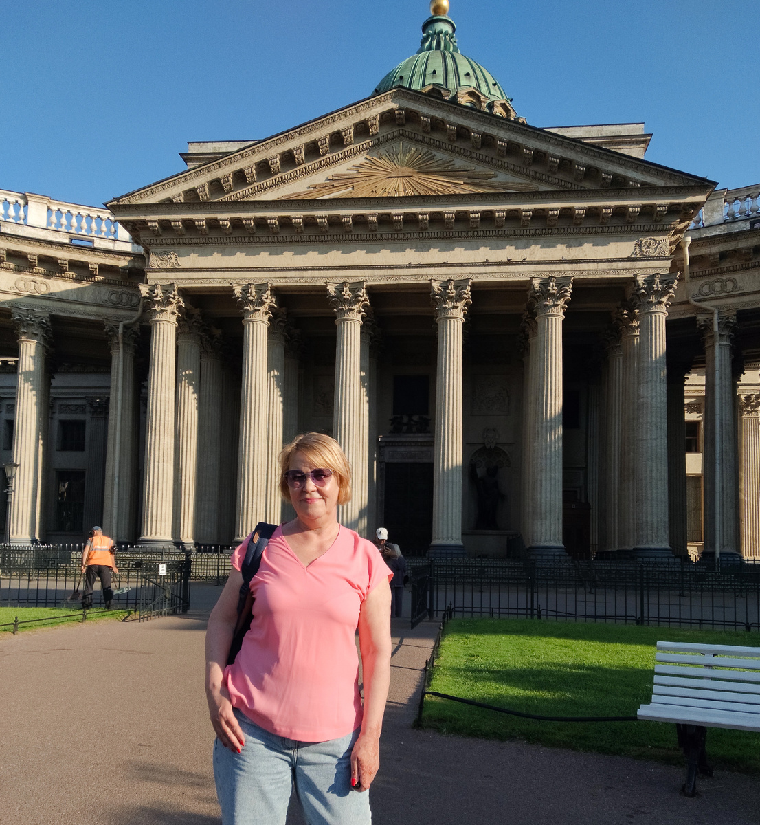 У Казанского собора, перед поездкой