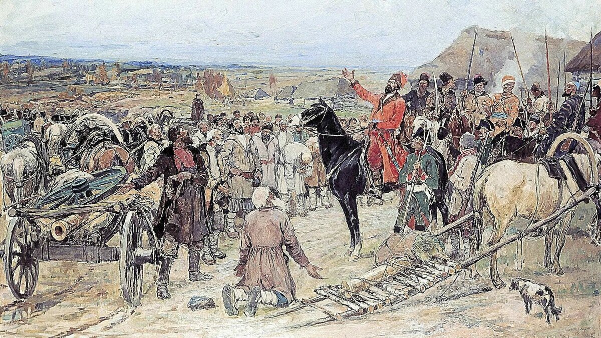 Пугачëвский бунт. Из открытых источников