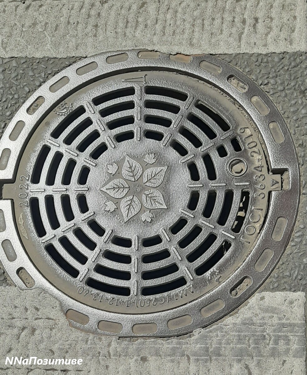 Люк на Нижне-Волжской набережной