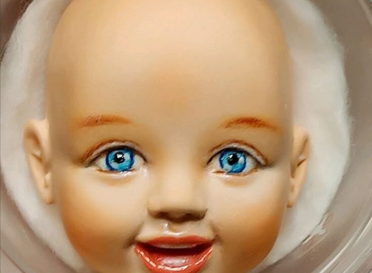 Как нарисовать глазки ватной игрушке. Образцы росписи