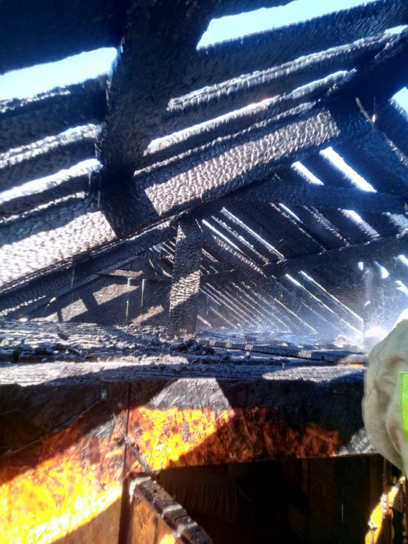    Частная баня загорелась под ПетрозаводскомГоскомитет Карелии по ОЖ и БН