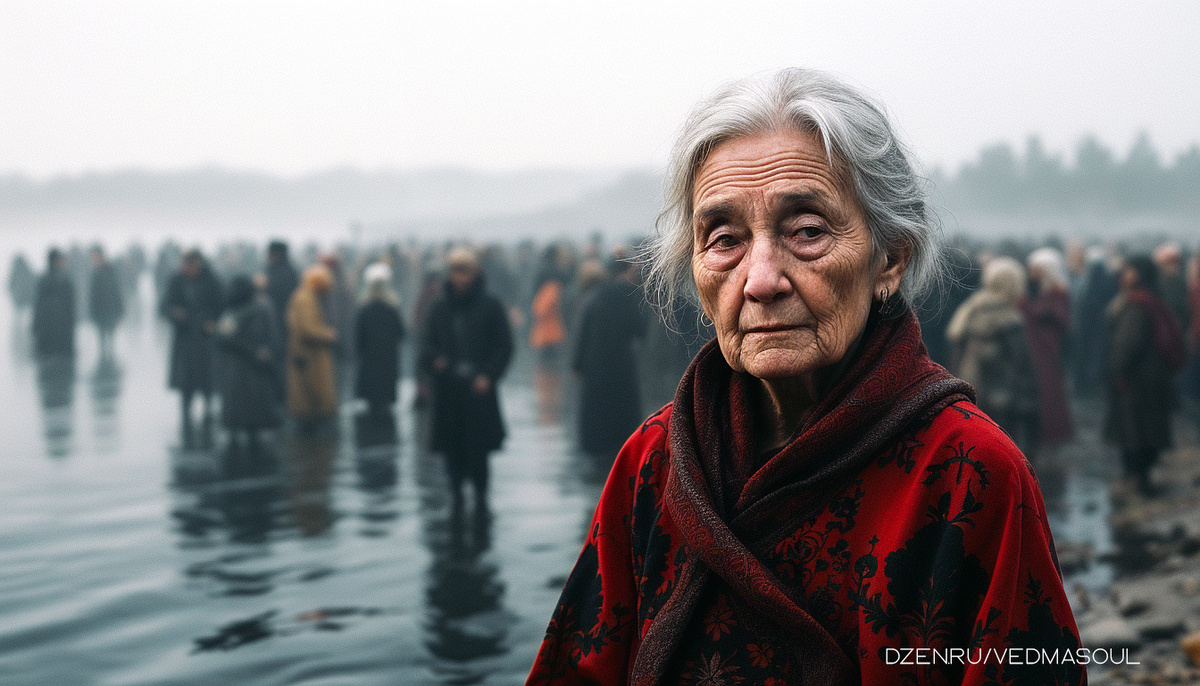 Авторское изображение @vedmasoul. Cгенерировано ИИ. Чистка от порчи, сглаза, крадника