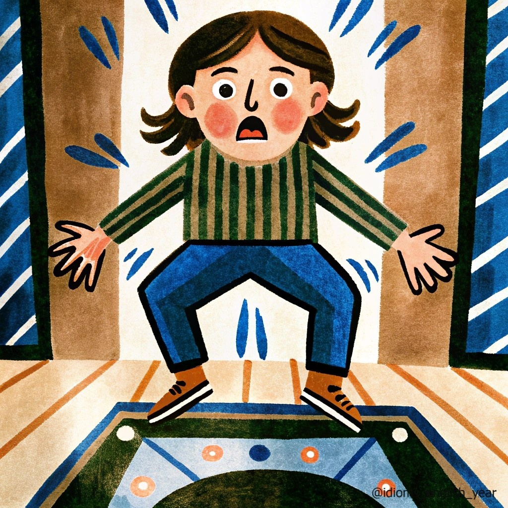 Английская идиома "Jump out of your skin"