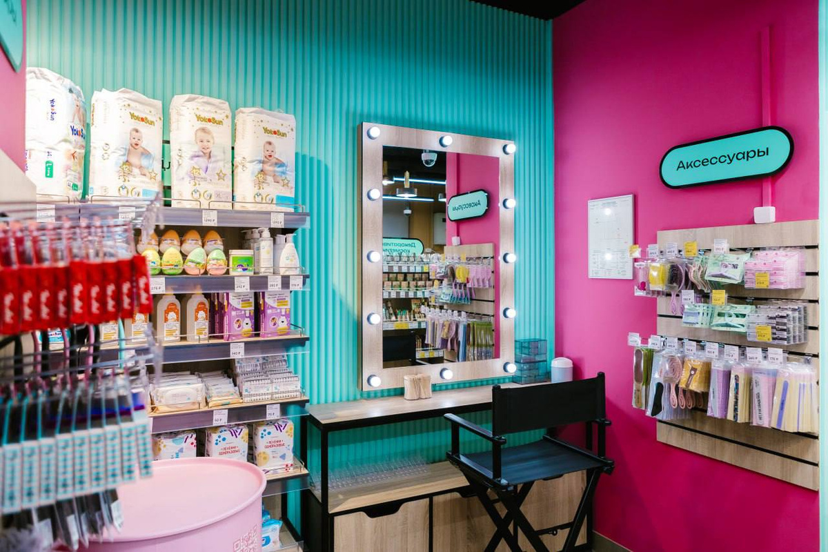 Ярко-розовые pop-up уже можно найти во многих ВкусВилл в Москве