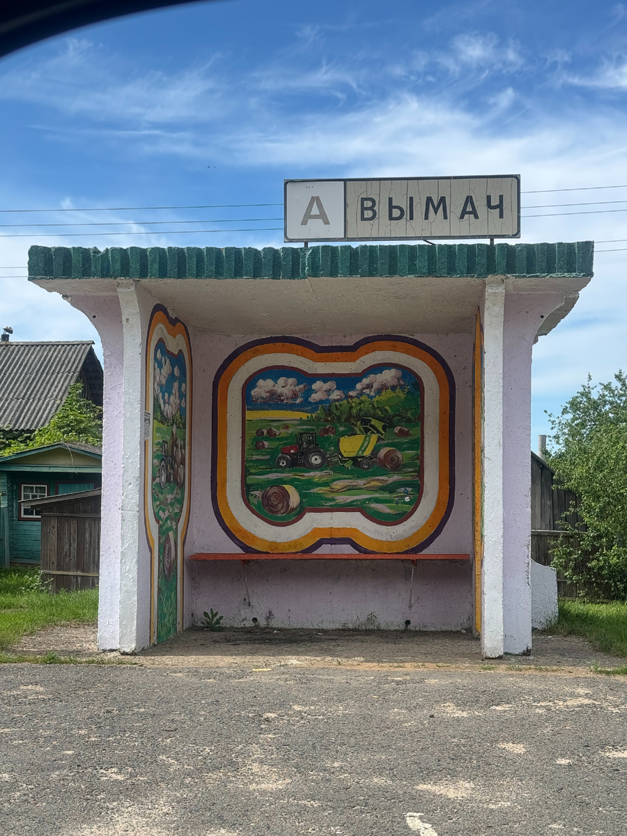 Остановка "Вымач". Сюжет из сельской жизни. 