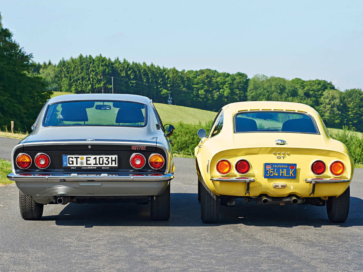 Opel GT и Opel Manta (Фото: wimwoeber.com)