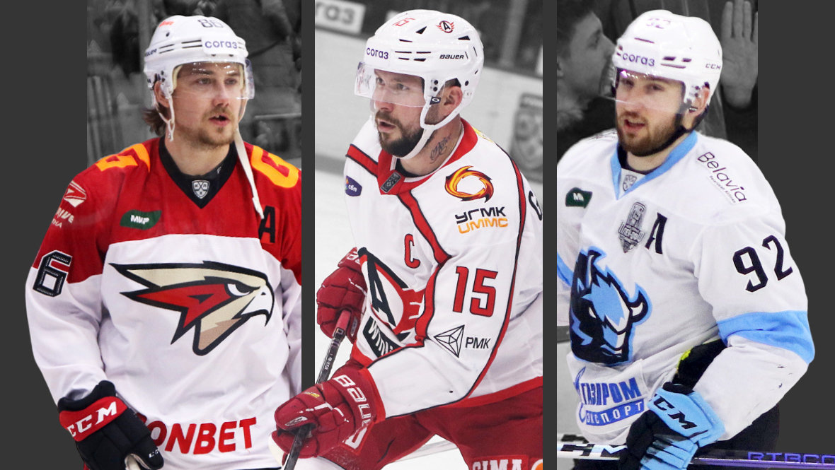    Рид Буше, Анатолий Голышев и Роман Горбунов. Global Look Press