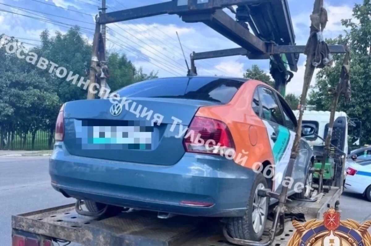    В Туле мужчина без водительских прав ехал на автомобиле каршеринга