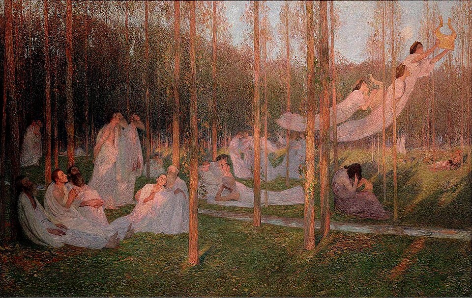 Анри Мартен "Серените" или "Священный лес" 1899
