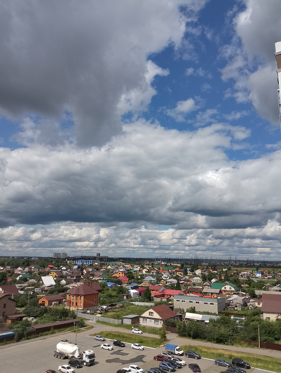 Вид на облака из моего окна