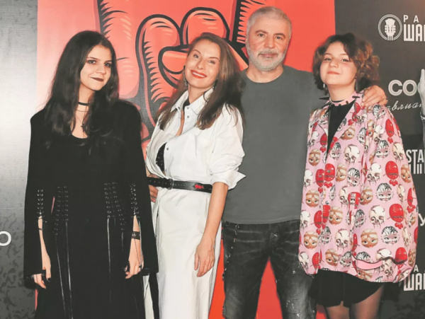 Сосо Павлиашвили с семьей