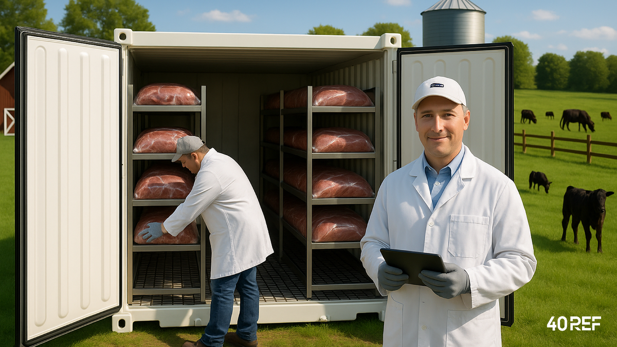 40REF | Рефрижераторные контейнеры для перевозки и хранения мяса