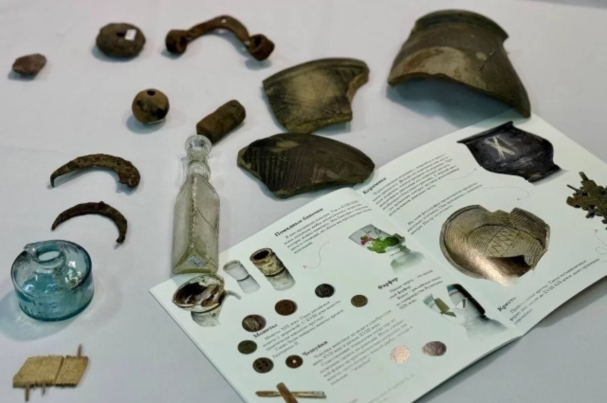    Более тысячи артефактов обнаружили в исторической части Тюмени