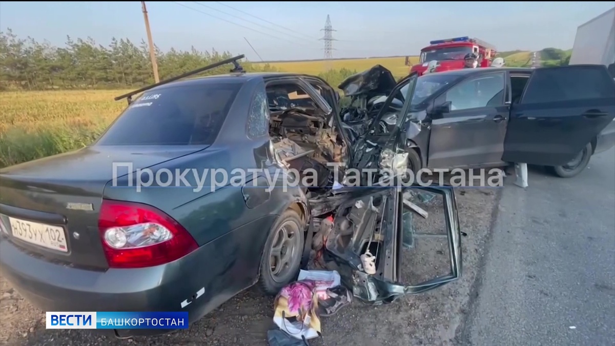    В Татарстане в ДТП погибла семья из Башкортостана
