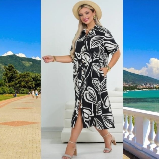 Платье для полных женщин