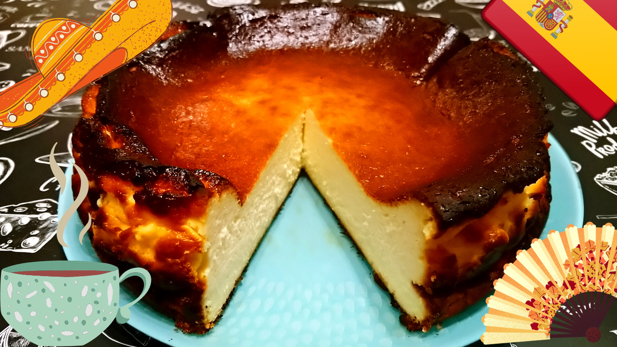 Чизкейк "Сан-Себастьян". Фото автора.