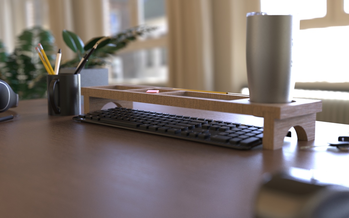 Настольный органайзер из дерева