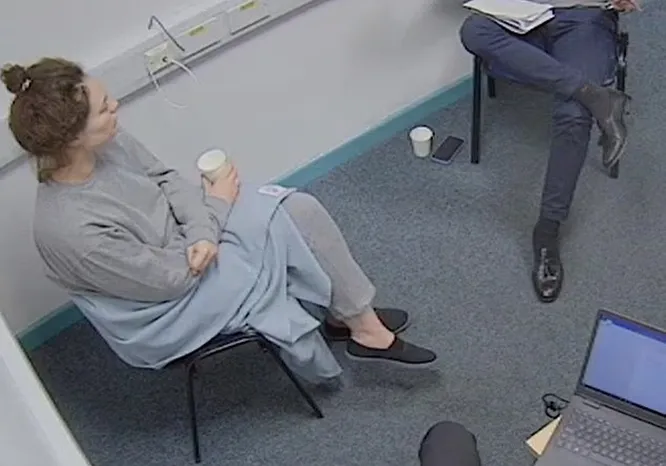 Констанс после задержания. Фото опубликовано Daily Mail