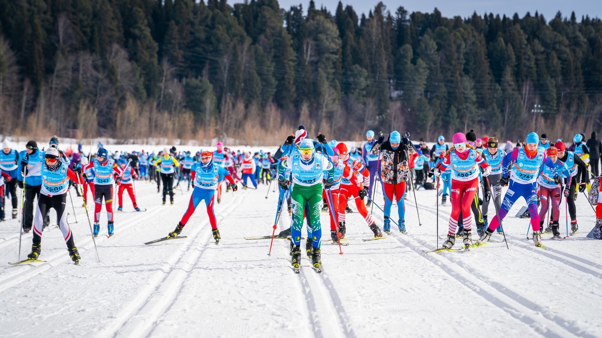    Югорский лыжный марафон стал одним из самых масштабных в России