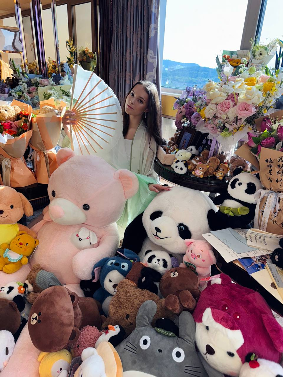 Анна Щербакова в Китае. Фото: https://t.me/shch_anna