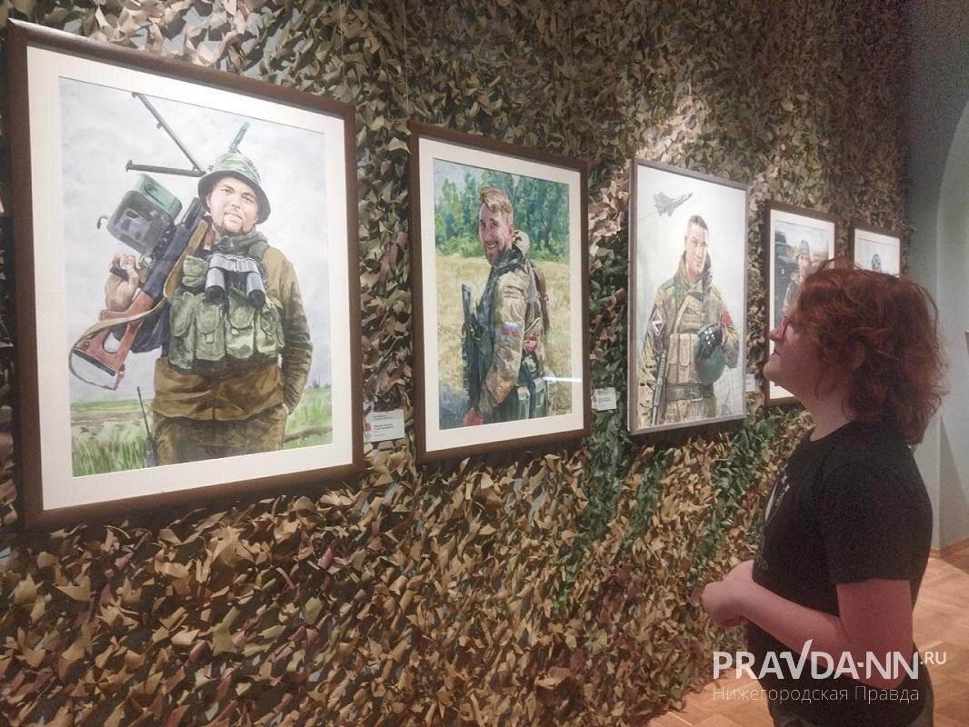    На выставке можно узнать о подвигах, совершённых героями