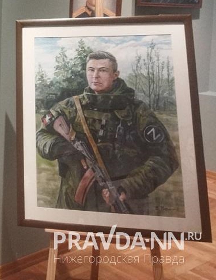    Портрет ефрейтора Андрея Кочетова, созданный Владимиром Величко