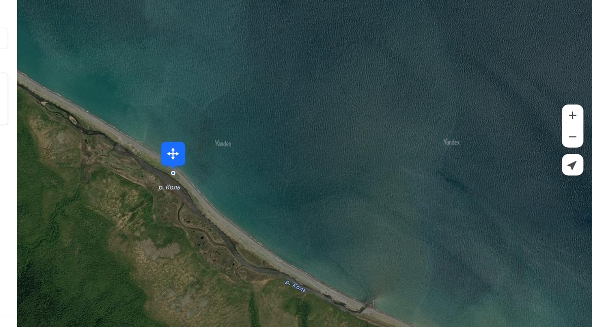 Точное место нашей стоянки