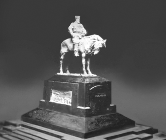 Модель 1900 года. Архитекторы — А. Томишко и Ф. Шехтель, скульптор П. Трубецкой