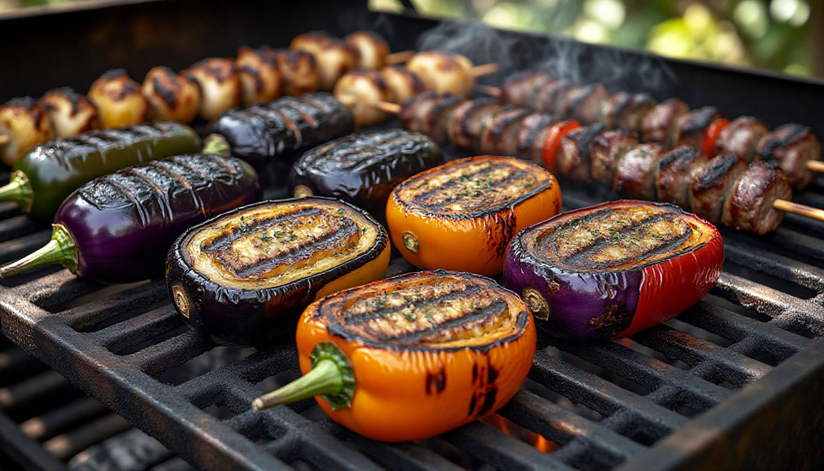 Овощное трио с угольным шармом