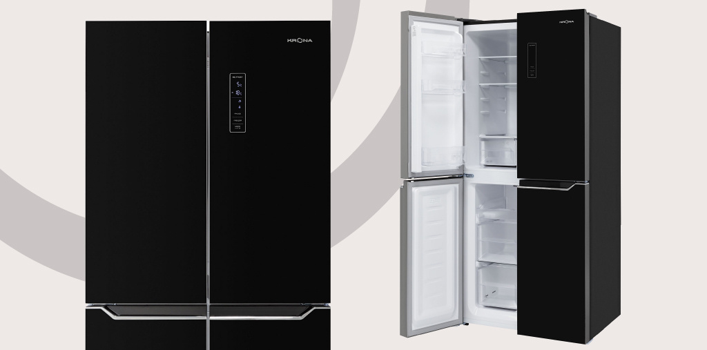 Холодильник KRONA EISKALT 7970 XD TNF GLASS BL