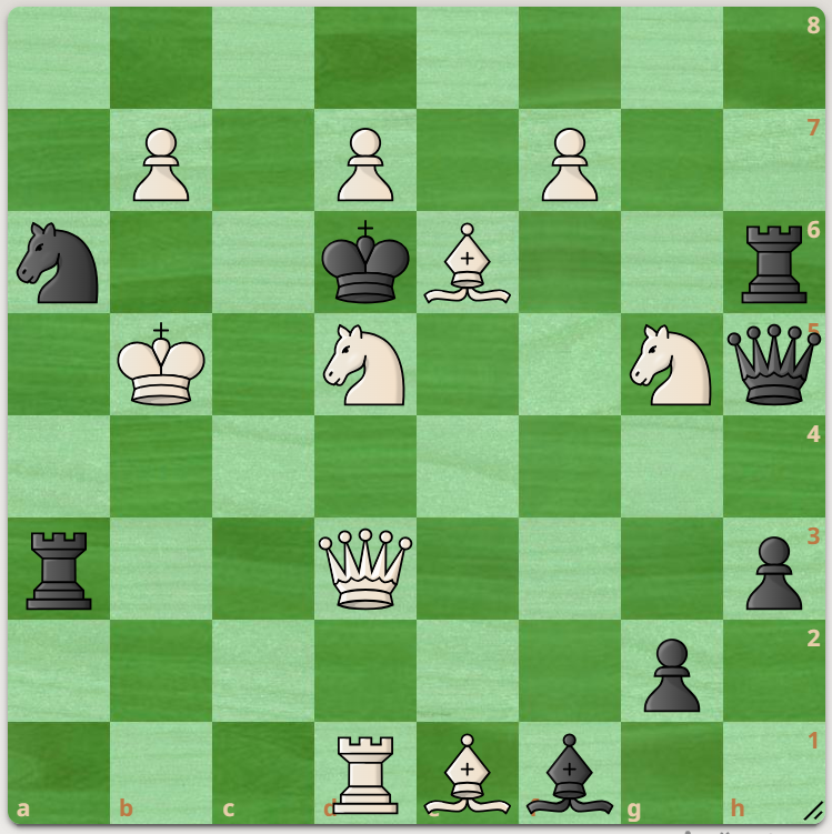 1. М1, ход белых