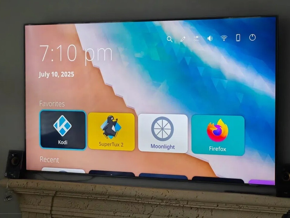    Linux-интерфейс Plasma Bigscreen для ТВ получил крупное обновление