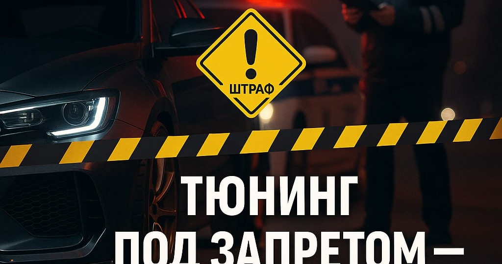 Штраф за нештатный тюнинг: что запрещено, а что можно изменить по закону