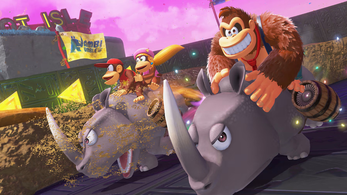 Скриншот Donkey Kong: Bananza. Источник: eShop