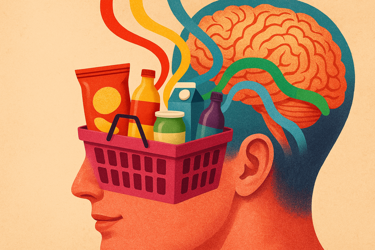    Один и тот же продукт воспринимается по-разному в синей и красной обёртке. Это результат работы нашего восприятия, проверенный наукой.