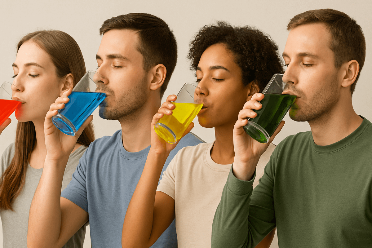    Эксперимент доказал — цвет влияет на восприятие вкуса.