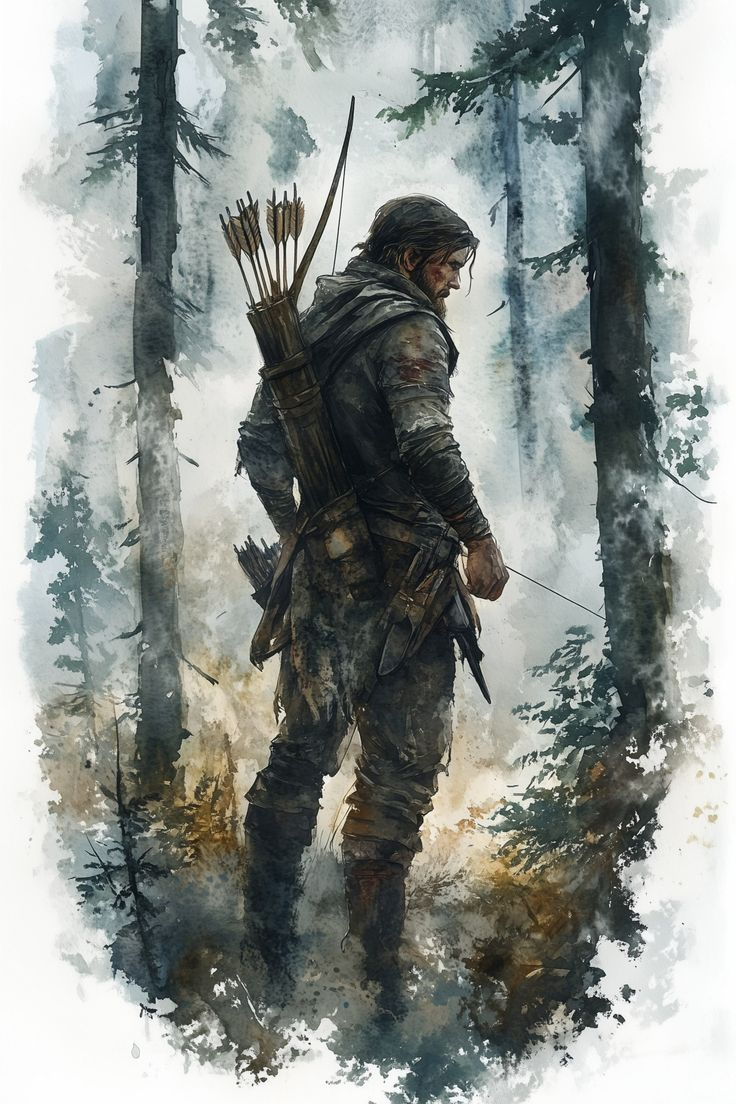 Лучник (автор фото - DndPlaybook; источник заимствования - https://ru.pinterest.com/pin/76209418689441316/)